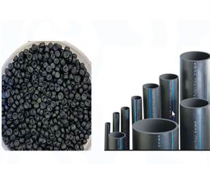 کامپاند پلی اتیلن مشکی PE100 از نوع HDPE با دانسیته بالا، دارای مقاومت عالی در برابر ضربه، مواد شیمیایی و حرارت؛ مناسب کاربردهای صنعتی و لوله‌سازی.